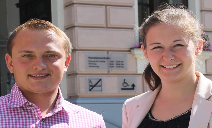 Christoph Ebner mit Claudia Plakolm, Foto: Winter