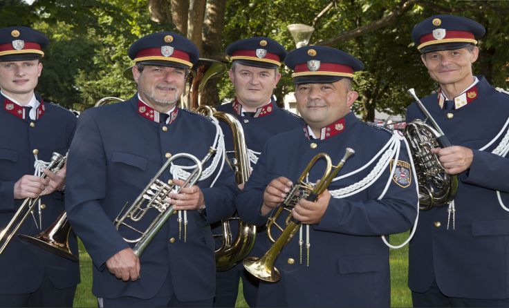 Das Oberösterreichische Polizeiorchester spielt in Windischgarsten. Foto: LPD OÖ
