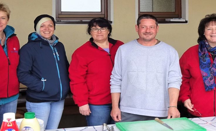 Das Team der Kinderfreunde freut sich auf viele Besucher. Foto: Dittersdorfer