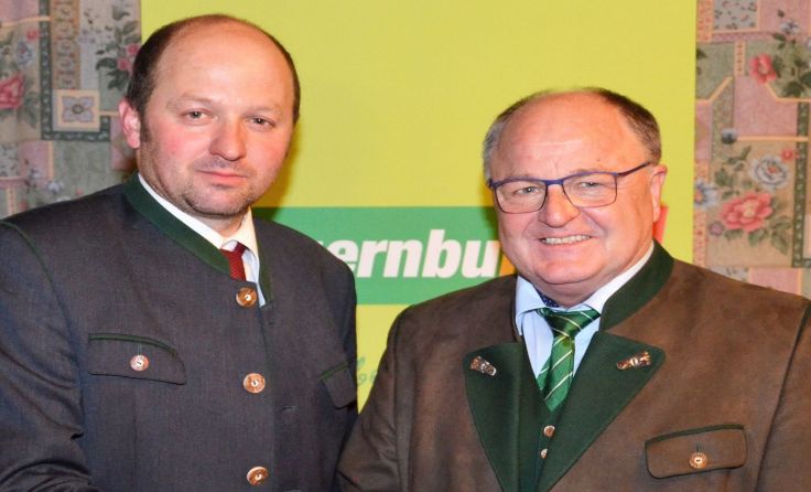 Andreas Ehrenhuber und Bezirksbauernkammer-Obmann Franz Karlhuber (v.l.)