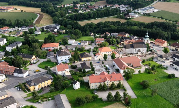 Das Ortsgebiet von Ried im Traunkreis, Foto: Gemeinde Ried im Traunkreis