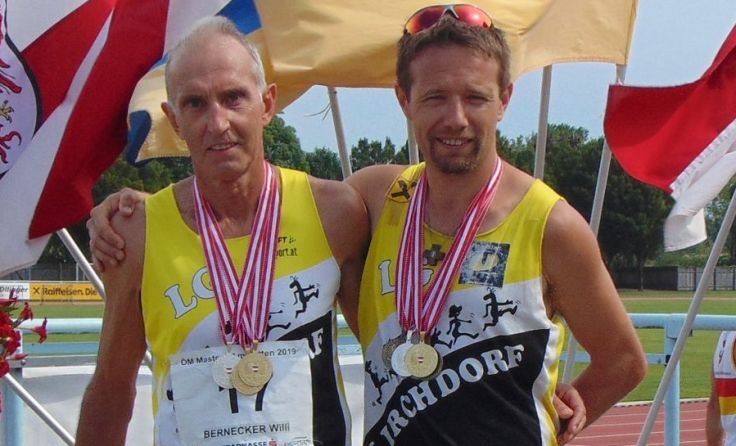 Willi Bernecker und Alex Weiß (v.l.), Foto: LG Kirchdorf