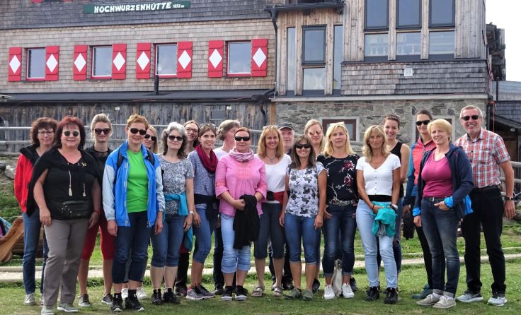 Die Roßleithner Gemeindebediensteten am Hochwurzen, Foto: Dittersdorfer