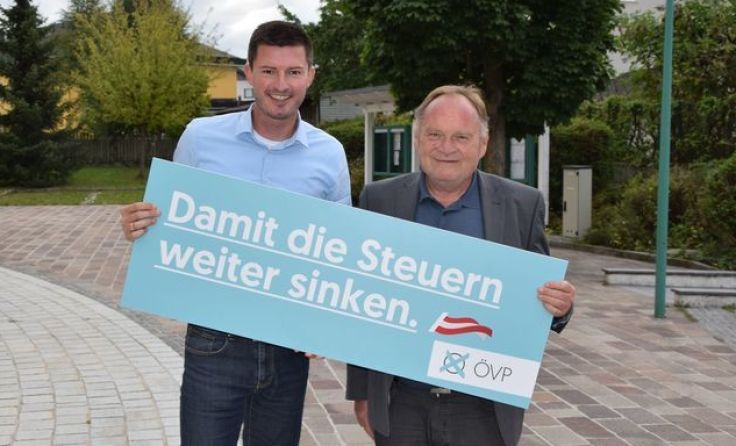 Wolfgang Brandstätter und Helmut Hechwarter (v.l.), Foto: OÖVP