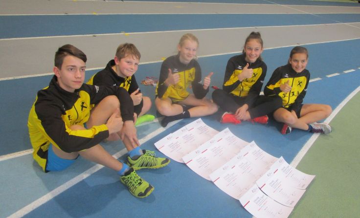 Die jugendlichen Leichtathleten der Laufgemeinschaft Kirchdorf, Foto: Alexander Weiß