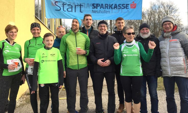 Das LAC Molln Team beim Crosslaufcup in Neuhofen, Foto: LAC Nationalpark Molln