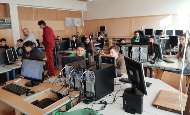 ECDL Prüfung in der NMS-MMS Kirchdorf, Foto: NMS-MMS Kirchdorf