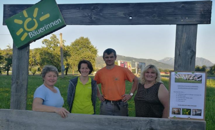 Der Bilderrahmen war auch in Inzersdorf gut sichtbar. Foto: Bäuerinnen Kirchdorf