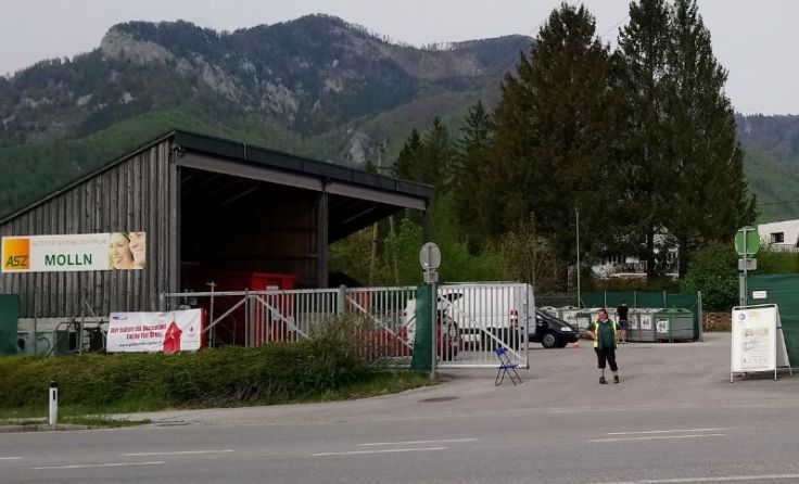 Ordnerdienst im ASZ Molln, Foto: BAV