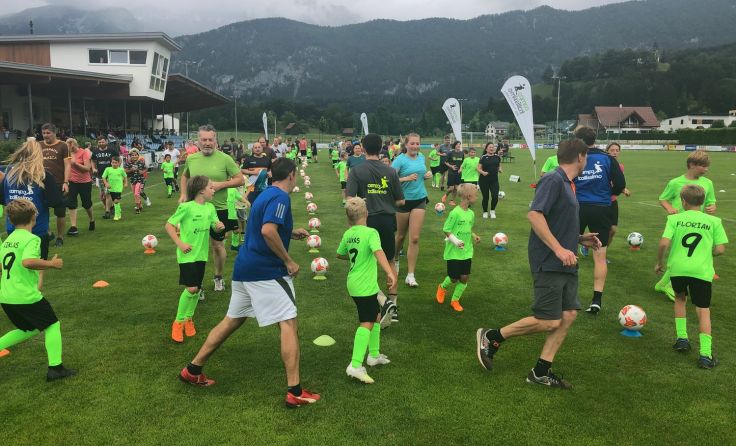 Höhepunkt des Trainingscamps ist das Eltern-Kinder Abschlussfest. Foto: Thomas Eules