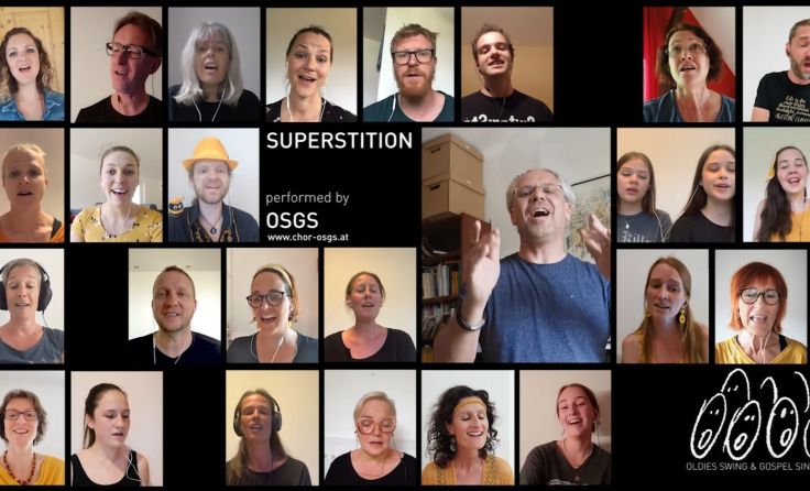 Im Multivideo singen die OSGS „Superstition“, Foto: OSGS