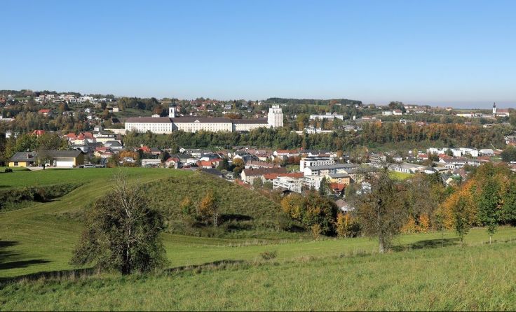 Das Ortsgebiet von Kremsmünster, Foto: Bwag