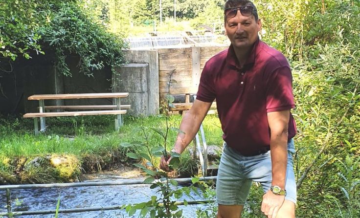 Michael Gruber bei der Hainbuche, Foto: FPÖ
