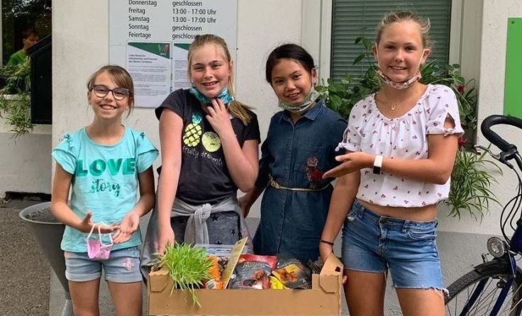 Amelie Grimus, Paula Strasser, Melinda Mey und Franziska Kastler (v.l.), Foto: Kastler