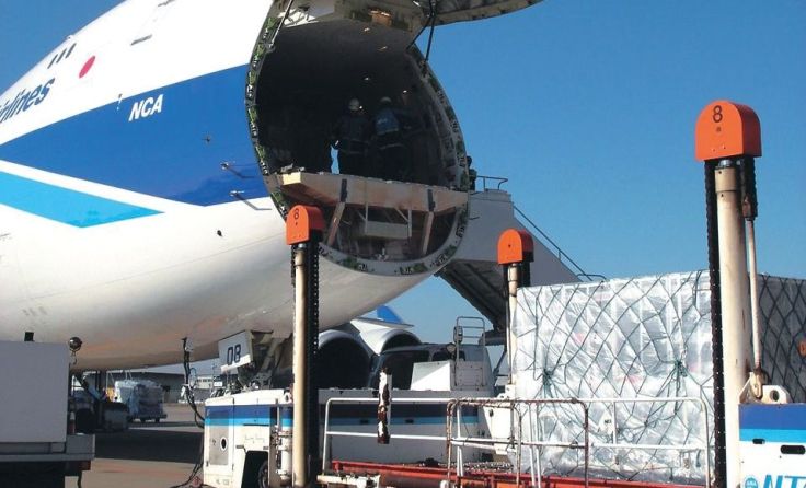Freitragende Trapezbleche wurden nach Japan transportiert. Foto: O-Metall