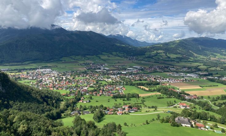 Das Ortsgebiet von Micheldorf, Foto: Winter