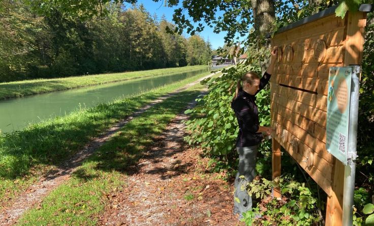 An der Kurbel drehen und hören, was sich dahinter verbirgt. Foto: Winter
