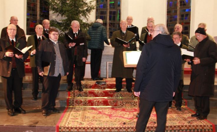 Die Kirchdorfer Liedertafel beginnt ihre Proben für die Krippenmesse. Foto: Liedertafel