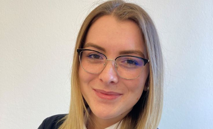 Sarah Neudeck ist Lehrling in der Sparkasse OÖ-Filiale in Kirchdorf. Foto: Sparkasse OÖ