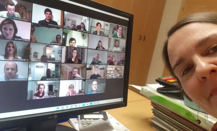 Der bäuerliche Jungunternehmerempfang fand heuer online statt. (Foto: BBK Kirchdorf Steyr)