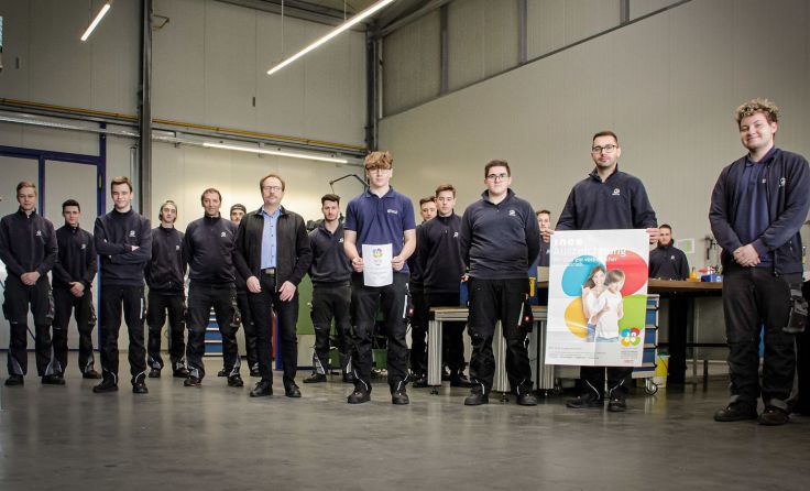 Momentan werden 24 Lehrlinge bei GTech ausgebildet. (Foto: GTech Automatisierungstechnik GmbH)