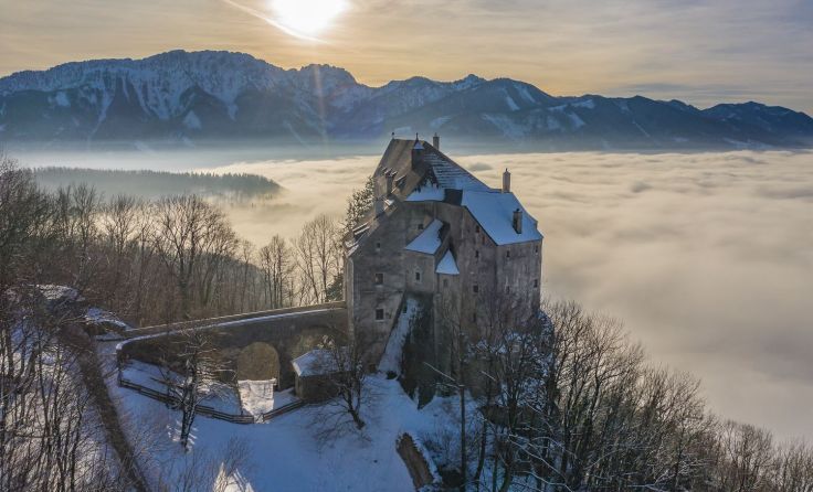 Die romantische Burg Altpernstein (Foto: Mario Oberlaber)