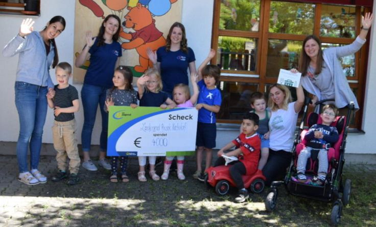 Spendenübergabe an den Lebenshilfe Kindergarten in Kirchdorf (Foto: Landjugend Bezirk Kirchdorf)