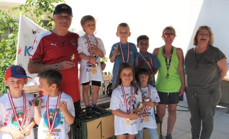Die Freude der Kinder war bei der Olympiade groß. (Foto: Kindergarten Hellerwiese/Pramberger)