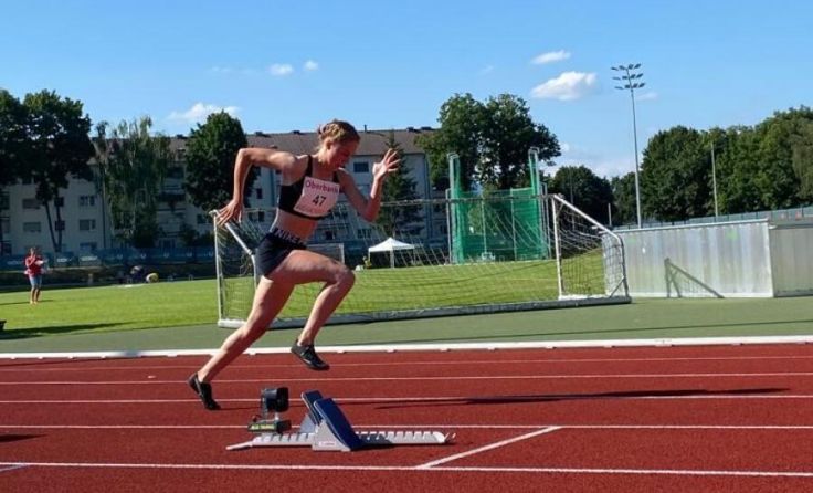 Anna Stadlmayr holte zweimal Gold bei den Leichtathletik Landesmeisterschaften. (Foto: privat)