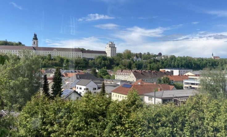 Die Grünen gehen mit den Bürgern durch Kremsmünster. (Foto: Winter)