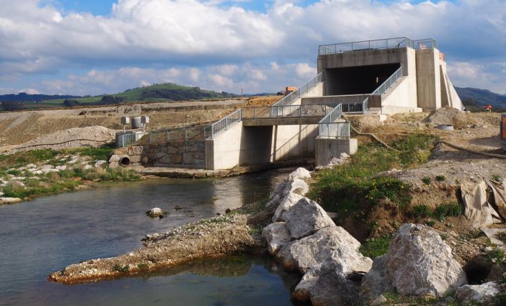 Die Errichtung des Rückhaltebeckens Krems-Au kostet 30 Millionen Euro. (Foto: Land OÖ)