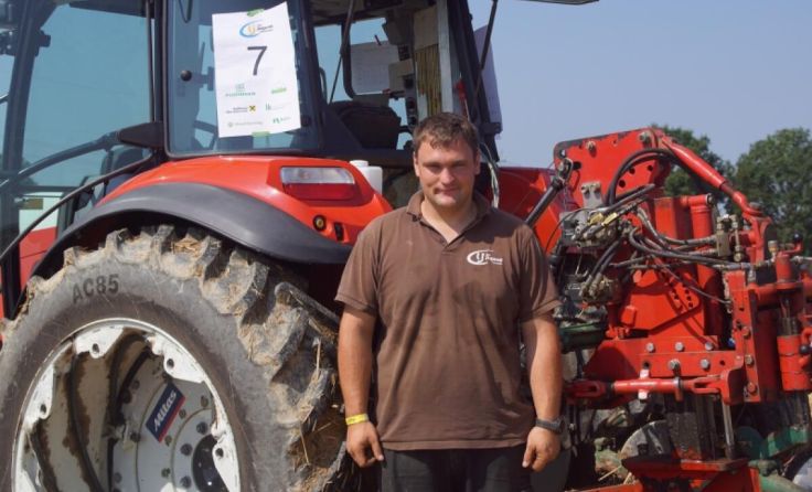 1. Platz Beetpflug Stefan Steiner (LJ Kremsmünster, Bezirk Kirchdorf) (Foto: Landjugend OÖ)