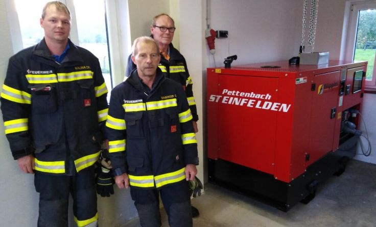 Das neue Notstromaggregat der FF Steinfelden (Foto: FF Steinfelden)