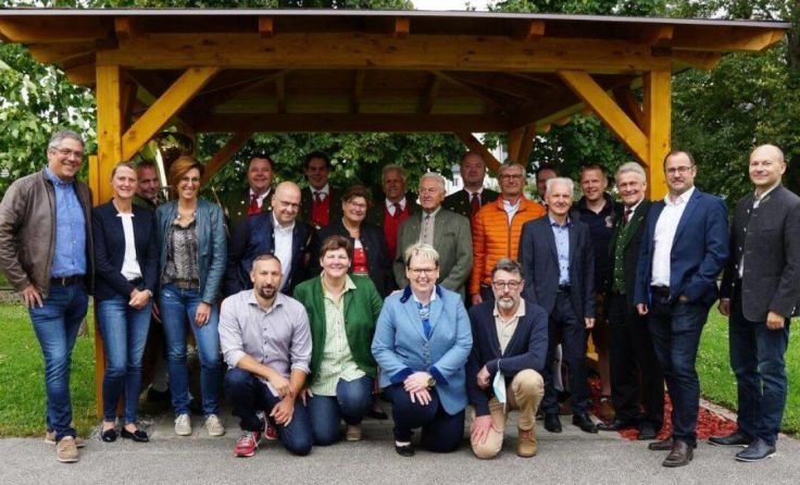 Die neuen Gartenpavillons im BAPH Kremsmünster wurden eingeweiht. (Foto: BAPH Kremsmünster)