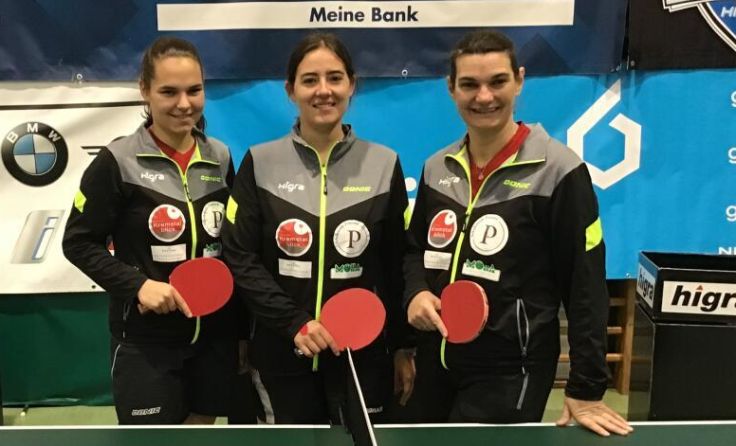 Das Damenteam des TuS (Verena Rösner, Doris Kronsteiner und Edith Gruber) (Foto: TuS / Tischtennis)