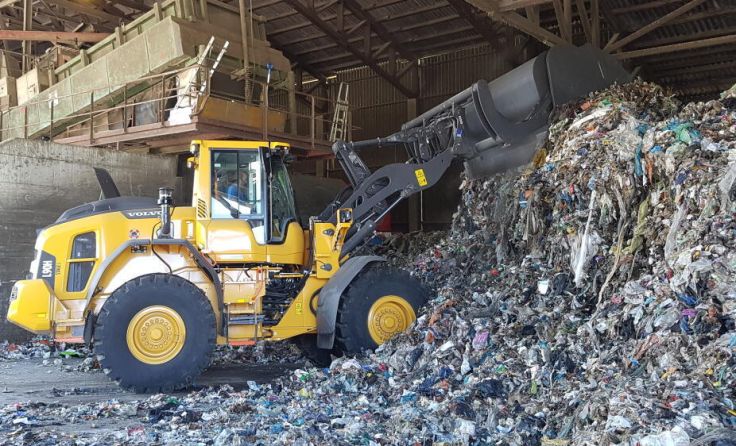 Restabfall wird im Abfallwirtschaftszentrum Inzersdorf gesammelt. (Foto: BAV Kirchdorf)