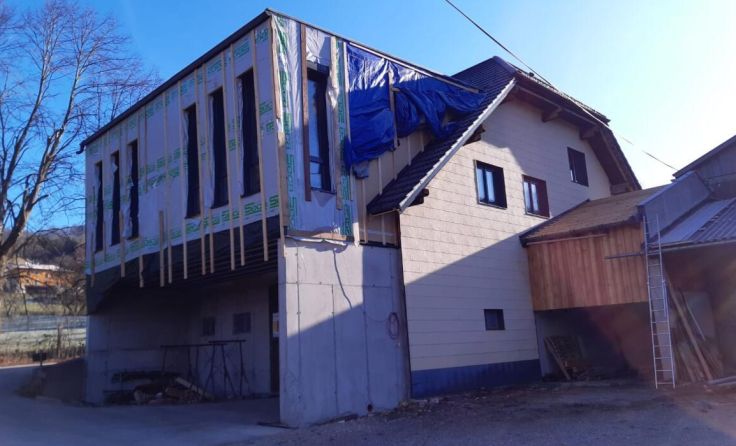 Das Musikerheim nach dem Umbau (Foto: MV Weinzierl-Altpernstein)