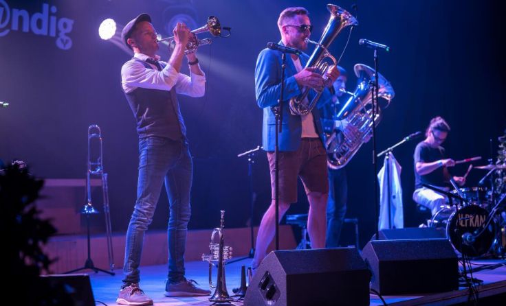Alpkan gibt Volksmusik zum Besten. (Foto: Albert Moser / Alpkan)