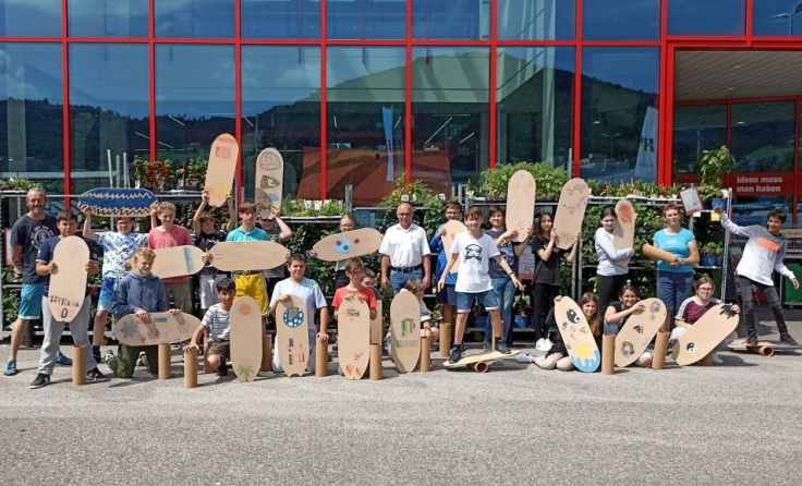 Schüler bauten Wahuboards. (Foto: digiTNMS-MMS Kirchdorf)