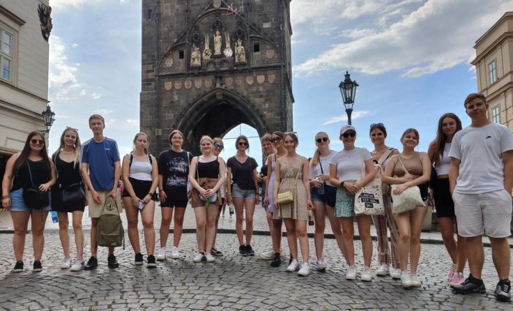 Schüler der 8BH besuchen Prag (Foto: BBS Kirchdorf)