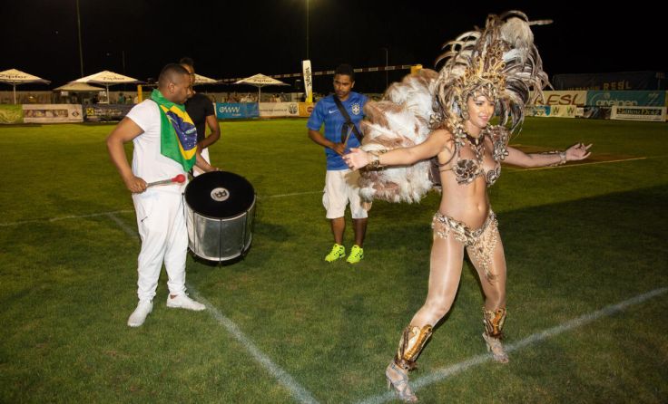 Die Samba-Show darf bei der Brasilianischen Nacht nicht fehlen. (Foto: TuS Raiffeisen Kremsmünster)