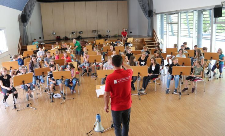 Konzert beim Musiccamp 2021 (Foto: OÖBV Kirchdorf/Krems)