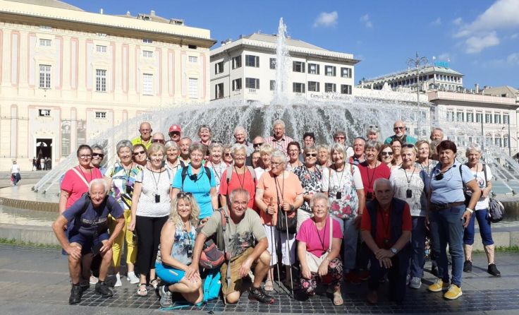 Die Reisegruppe in Genua (Foto: Pensionistenverband)