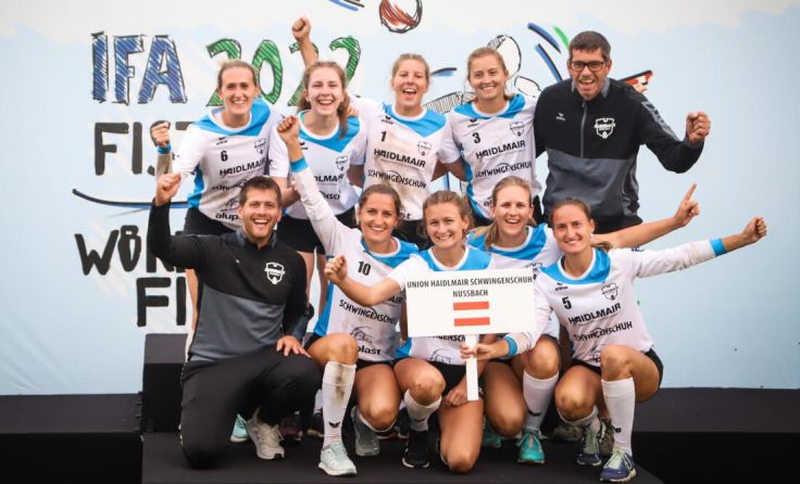 Vierter Platz für die Nußbacherinnen (Foto: International Fistball Association (IFA))