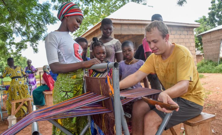 Jakob Haijes lernte Land und Leute in Ghana kennen. (Foto: Haijes)