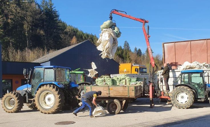 Foliensammlung im Frühling 2022 in Windischgarsten (Foto: BAV Kirchdorf)