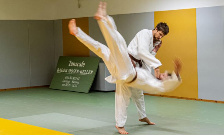 Judokas vom Judoverein Micheldorf beim Training (Foto: JV-Micheldorf)