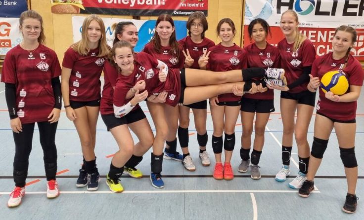 Die U16 Mädchen der Kremstalvolleys (Foto: Rainer Zwicklhuber)