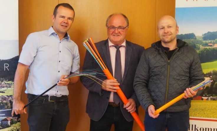 Volker Dobringer, Franz Karlhuber und Konrad Gebeshuber (v.l.) (Foto: Marktgemeinde Wartberg)