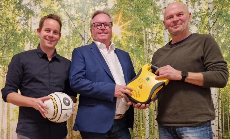 David Binder, Klaus Stöckler und Walter Pohn (v.l.) (Foto: Faustball Kirchdorf)